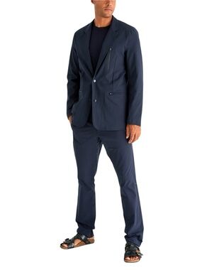 Paskho Individualist Navy Travel Tech Blazer Men’s Size Medium
